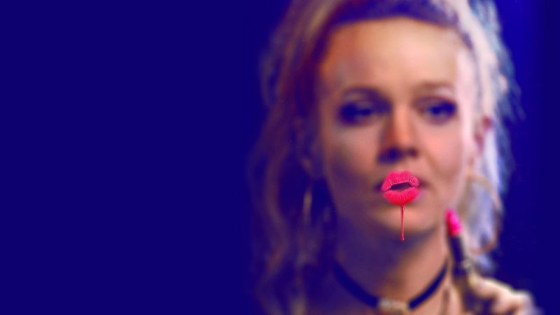 Promising Young Woman Backdrop Image