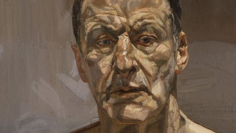Lucian Freud: A Self Portrait Poster Landscape Image