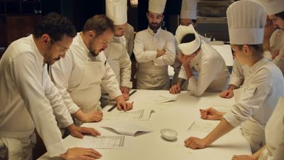 El gran menú Poster Landscape Image