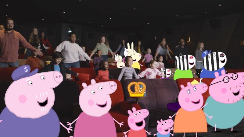 Peppa Meets the Baby Cinema Experience Backdrop Image